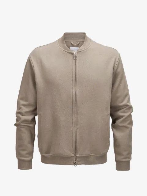 04651 Handelsgesellschaft MBH & Co. KG long-sleeve zip-up bomber jacket