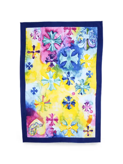 Chrome Hearts patterned beach towel