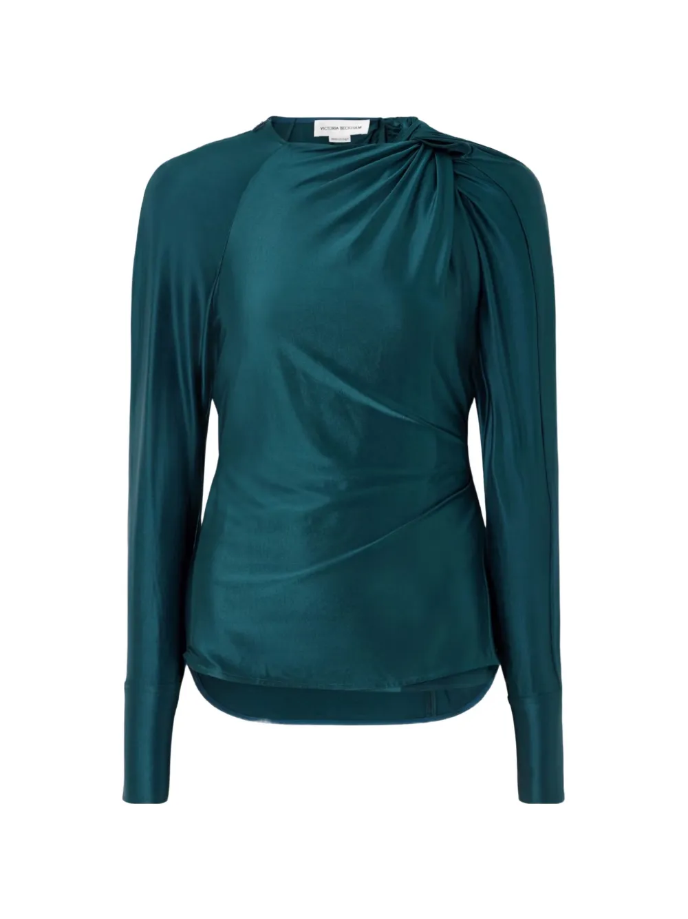 Victoria Beckham twist-detail blouse - Verde