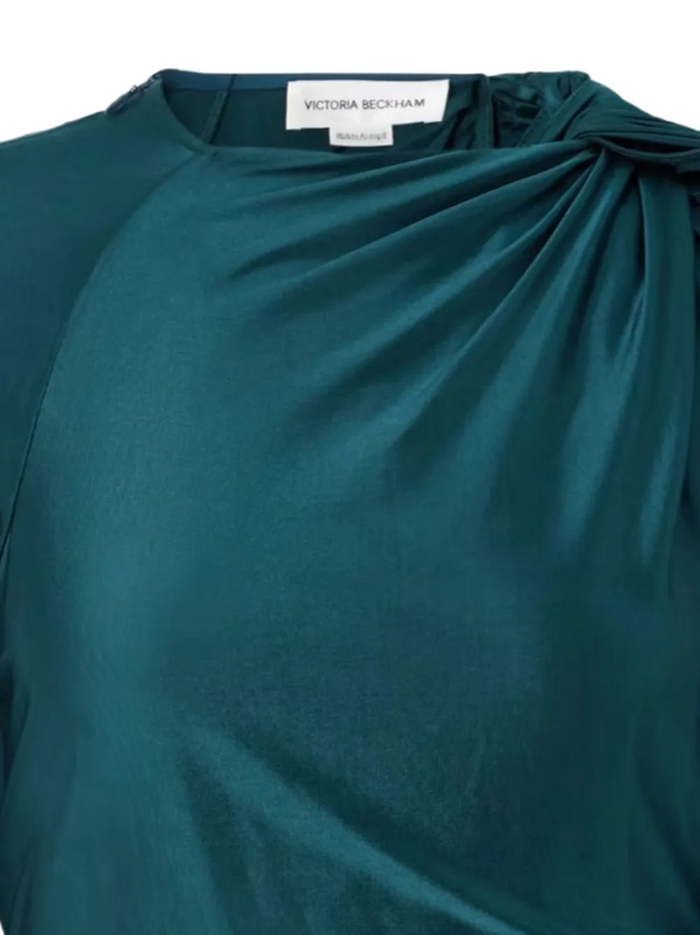 Victoria Beckham Zijden blouse Groen