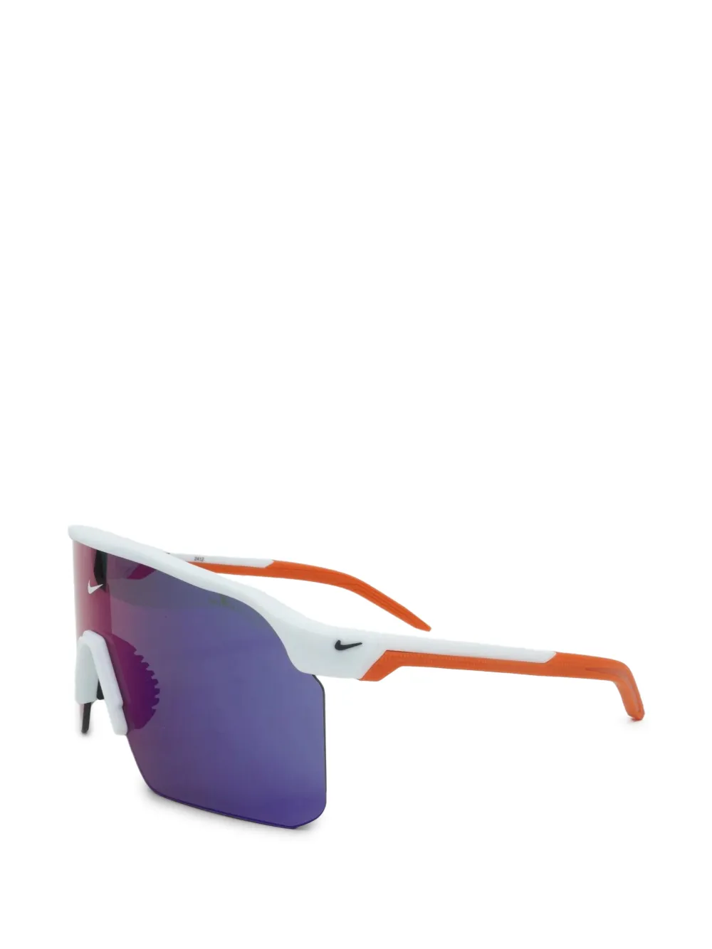 Nike Expedition Shield Team zonnebril met geometrisch montuur Wit