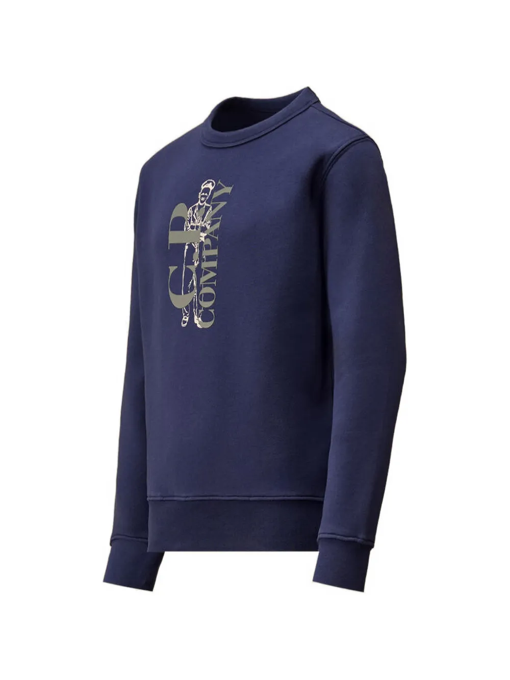 C.P. Company Kids Sweater met logoprint Blauw