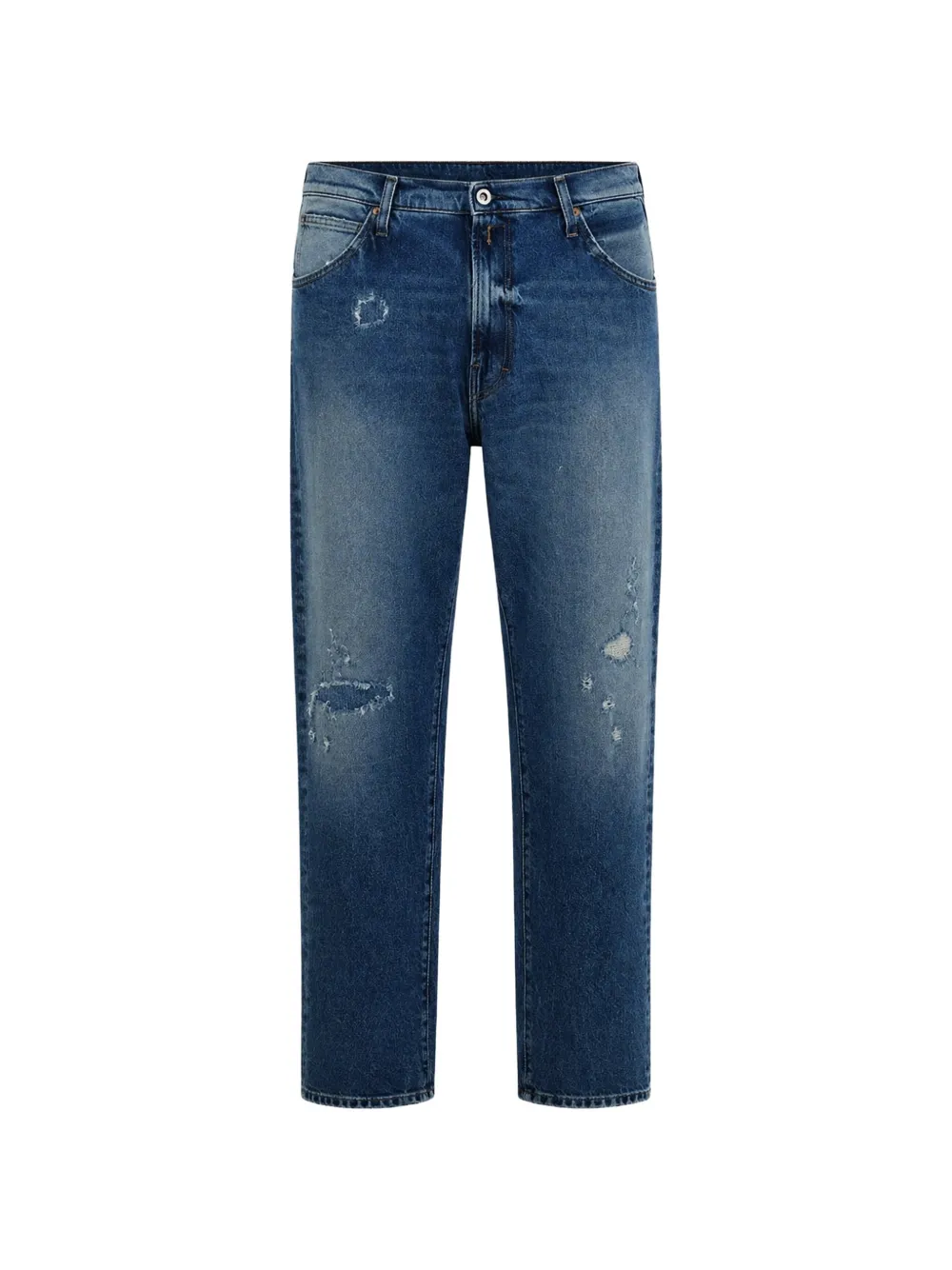 Replay Waine distressed faded-effect jeans - Blu