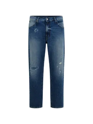 LEE Luke logo-patch slim-fit Jeans | Blue | FARFETCH CA
