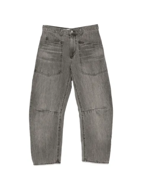 Nili Lotan Ausgeblichene Jeans mit aufgesetzten Taschen