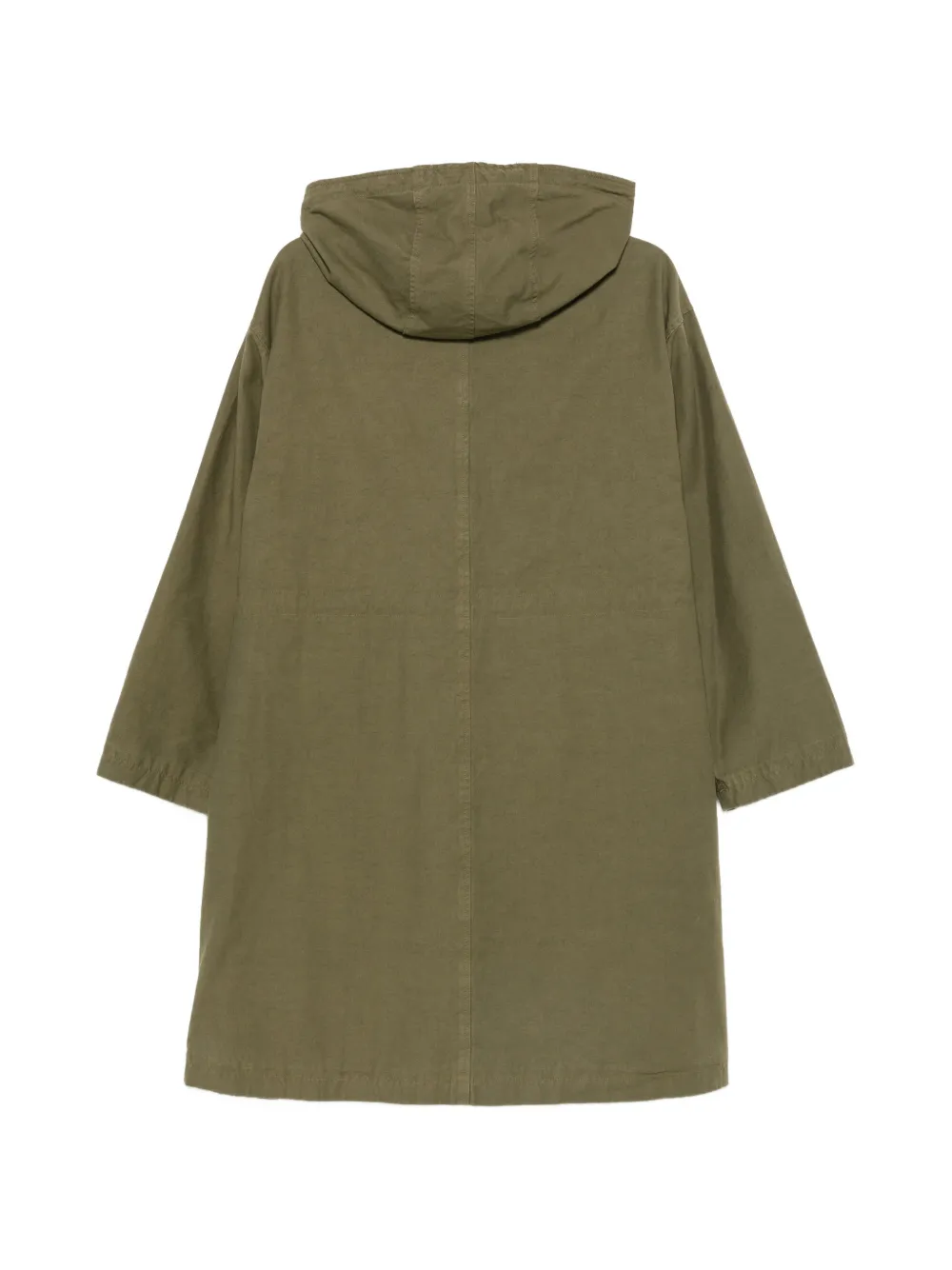 Nili Lotan Parka met capuchon en knopen Groen