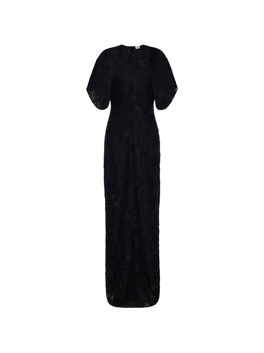 Adam Lippes Aoki fil-coupé maxi dress - Black