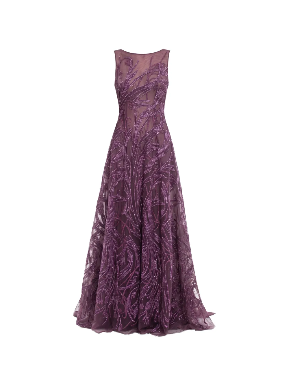 Saiid Kobeisy embroidered bow-detail maxi dress - Viola