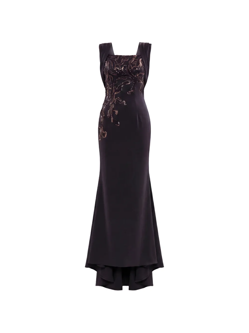 Saiid Kobeisy embellished crepe maxi dress - Nero