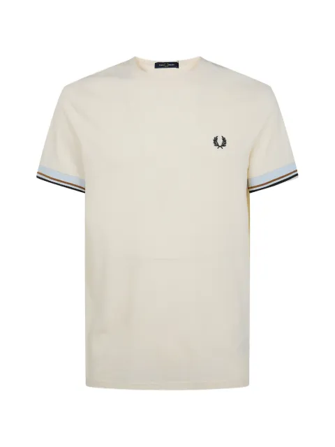 Fred Perry Laurel Wreath tipped-cuff T-shirt
