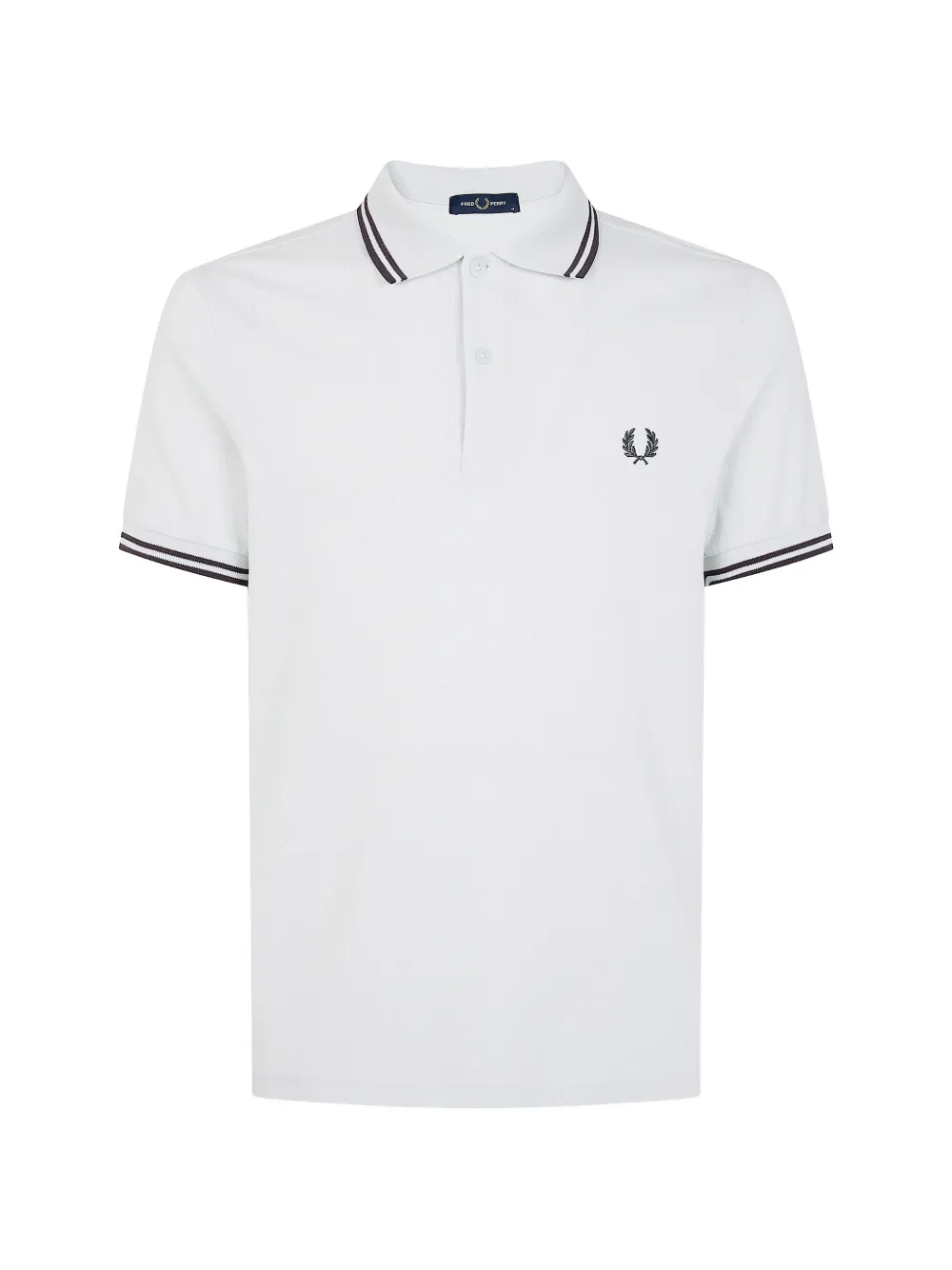 Fred Perry logo-embroidered polo shirt - Bianco