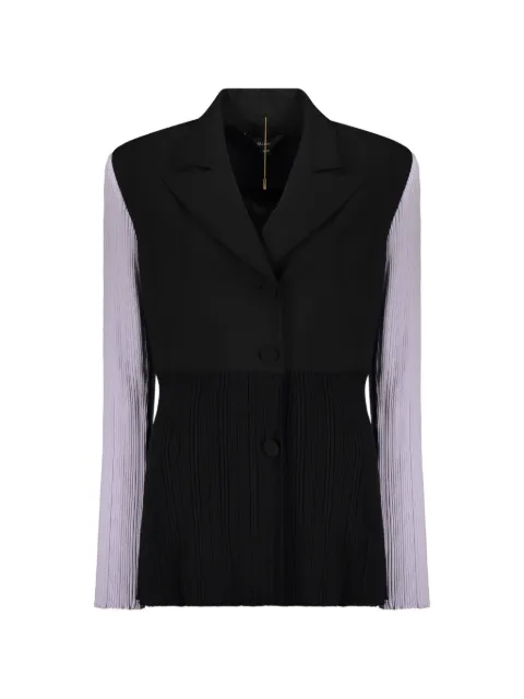 Ellery pleated single-breasted blazer