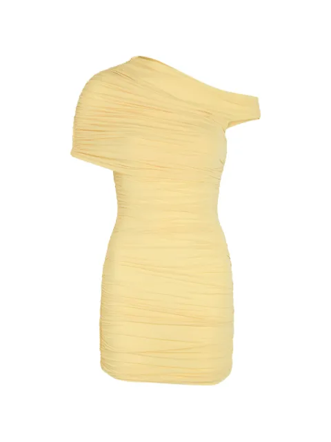 Ronny Kobo ruched one-shoulder mini dress
