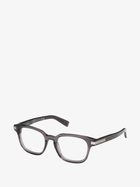 Zegna lentes con armazón rectangular