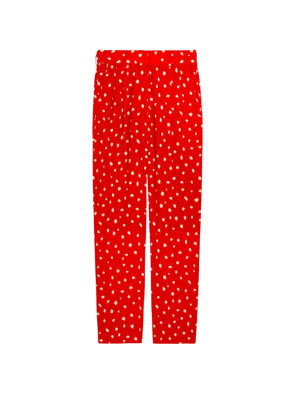 Blazé Milano polka-dot pleated trousers - Rosso