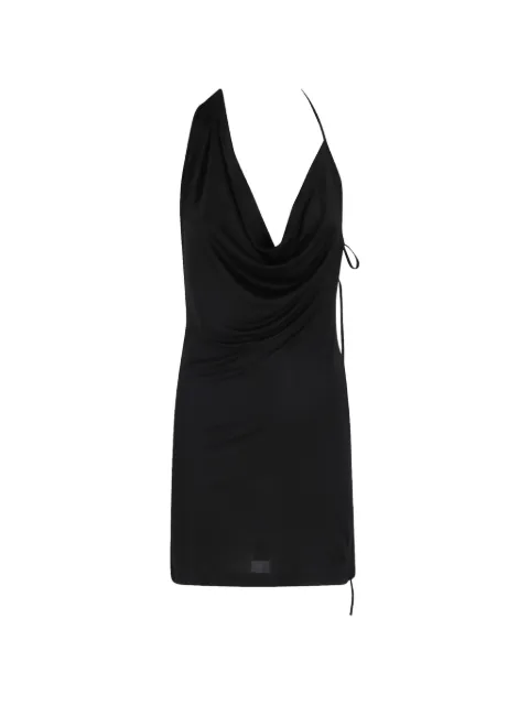 Amazuìn RAVI draped cowl-neck mini dress