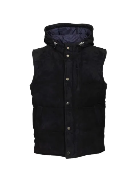 Al Duca D’Aosta 1902 quilted suede gilet