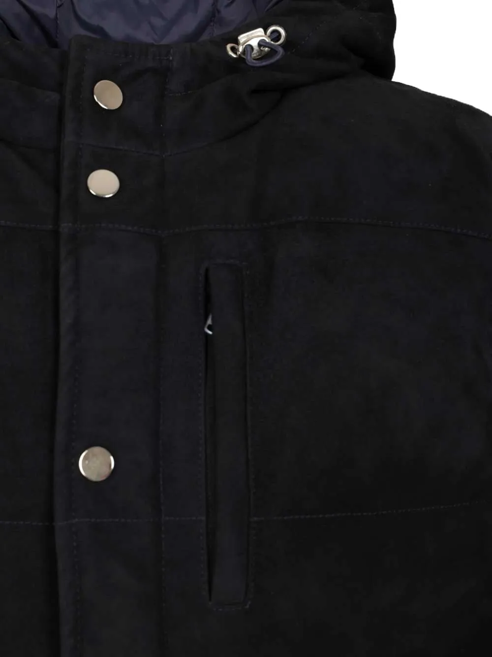Al Duca D Aosta 1902 Gewatteerde suède bodywarmer Blauw