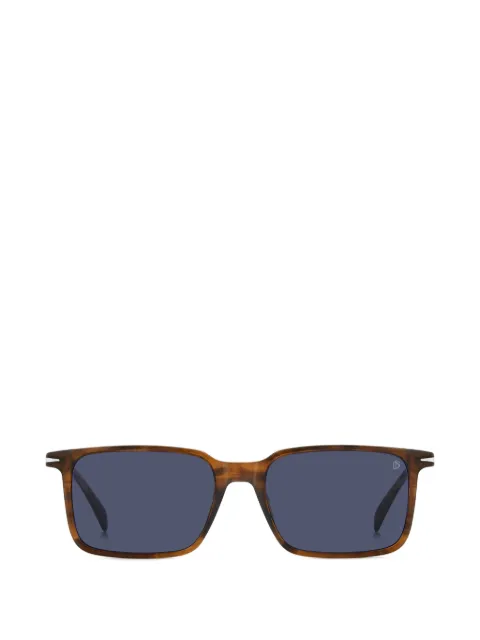 DAVID BECKHAM EYEWEAR tortoiseshell-effect rectangle-frame sunglasses