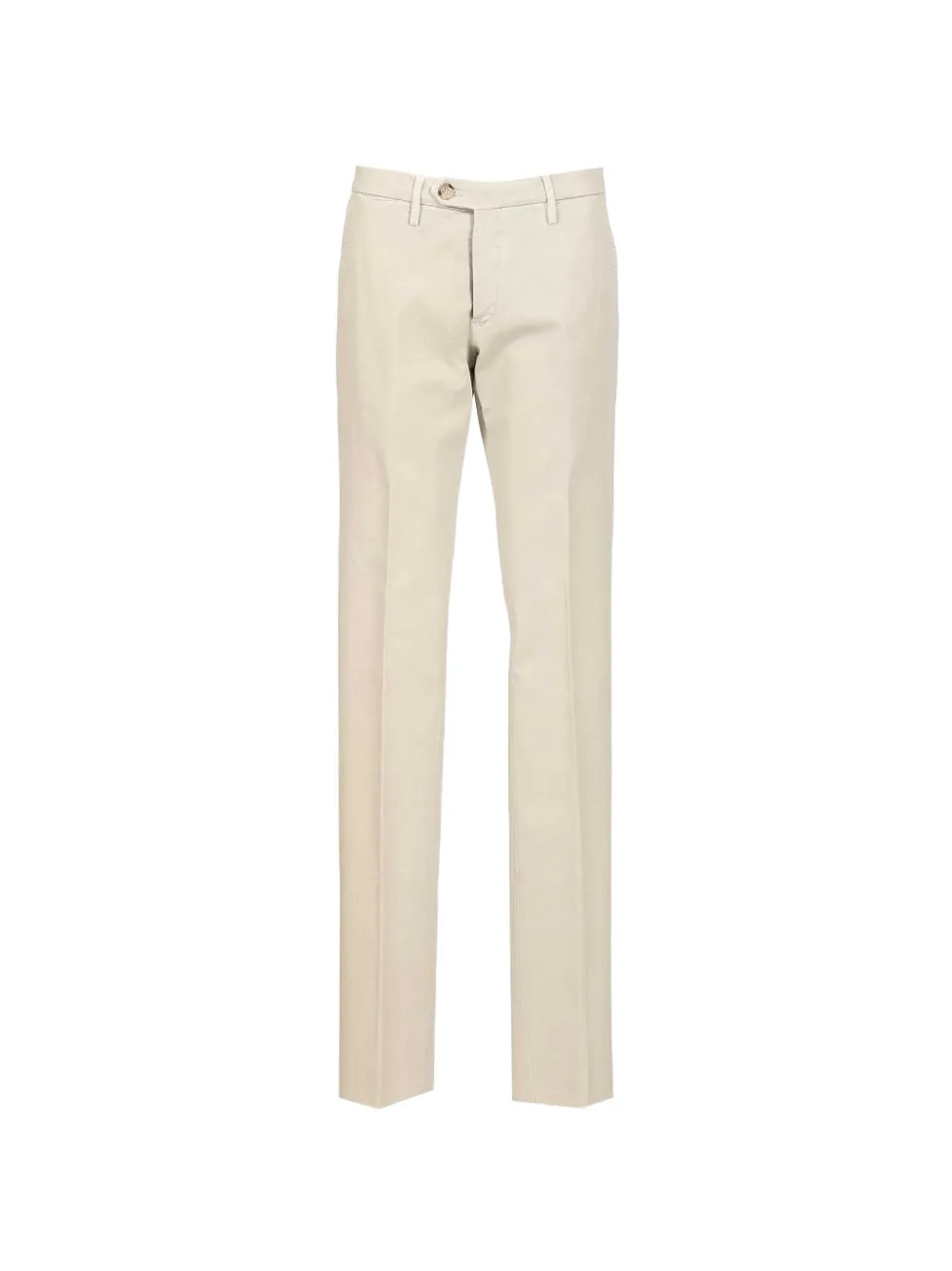 Al Duca D’Aosta 1902 pressed-crease drill trousers - Toni neutri