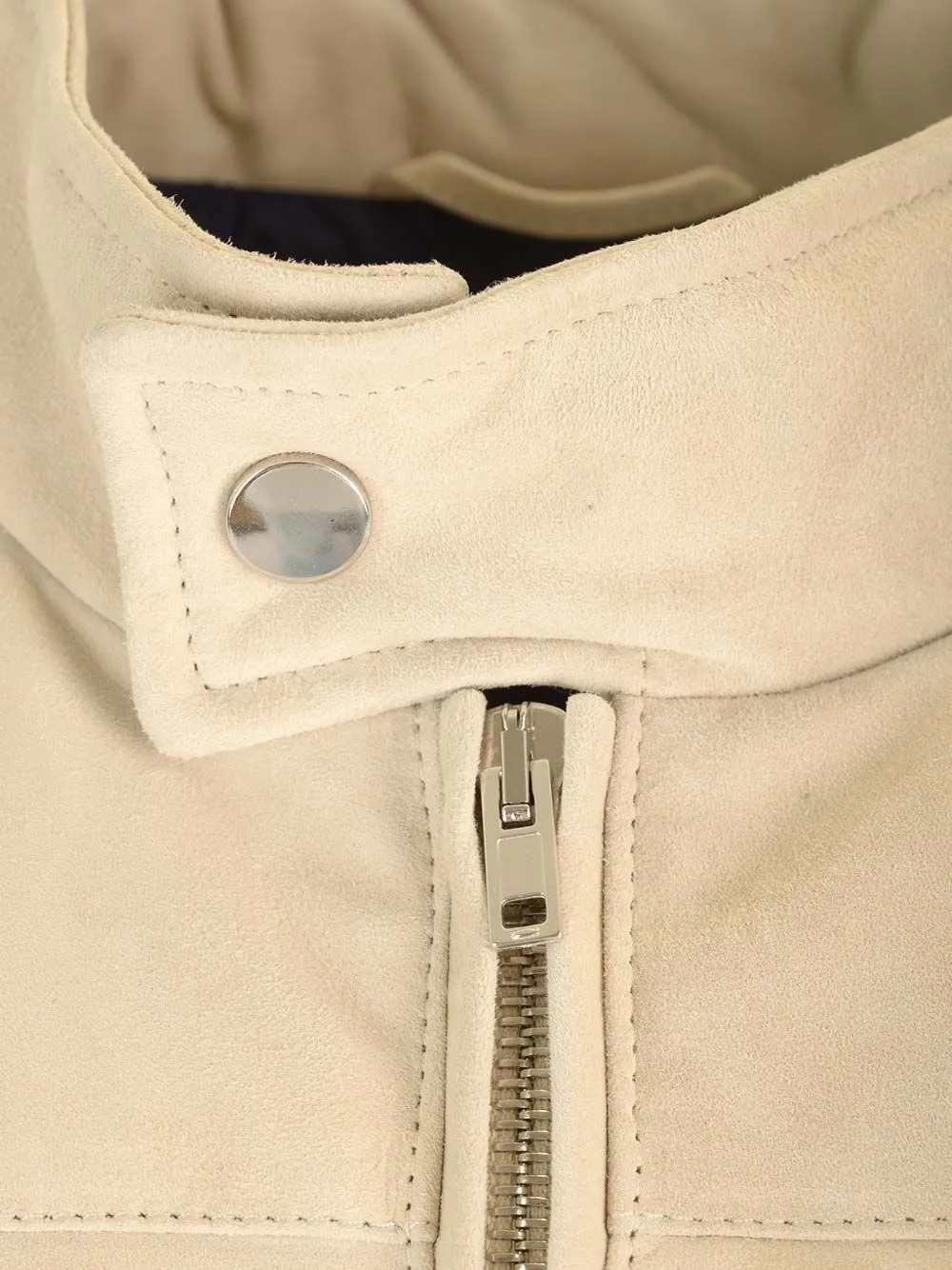Al Duca D Aosta 1902 Suède bodywarmer Beige