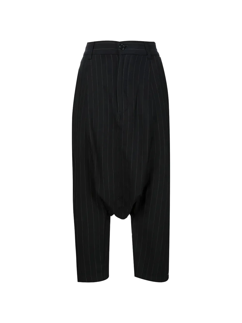 Comme Des Garçons Comme Des Garçons pinstripe drop-crotch trousers - Nero