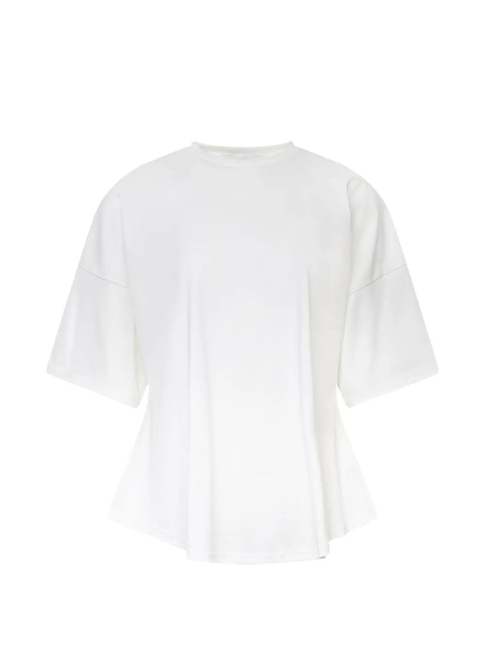 Enföld loose-fit peplum T-shirt - Bianco