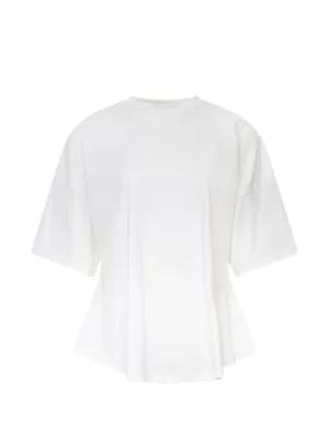 Noir Kei Ninomiya チュールスリーブ Tシャツ | ホワイト | FARFETCH JP
