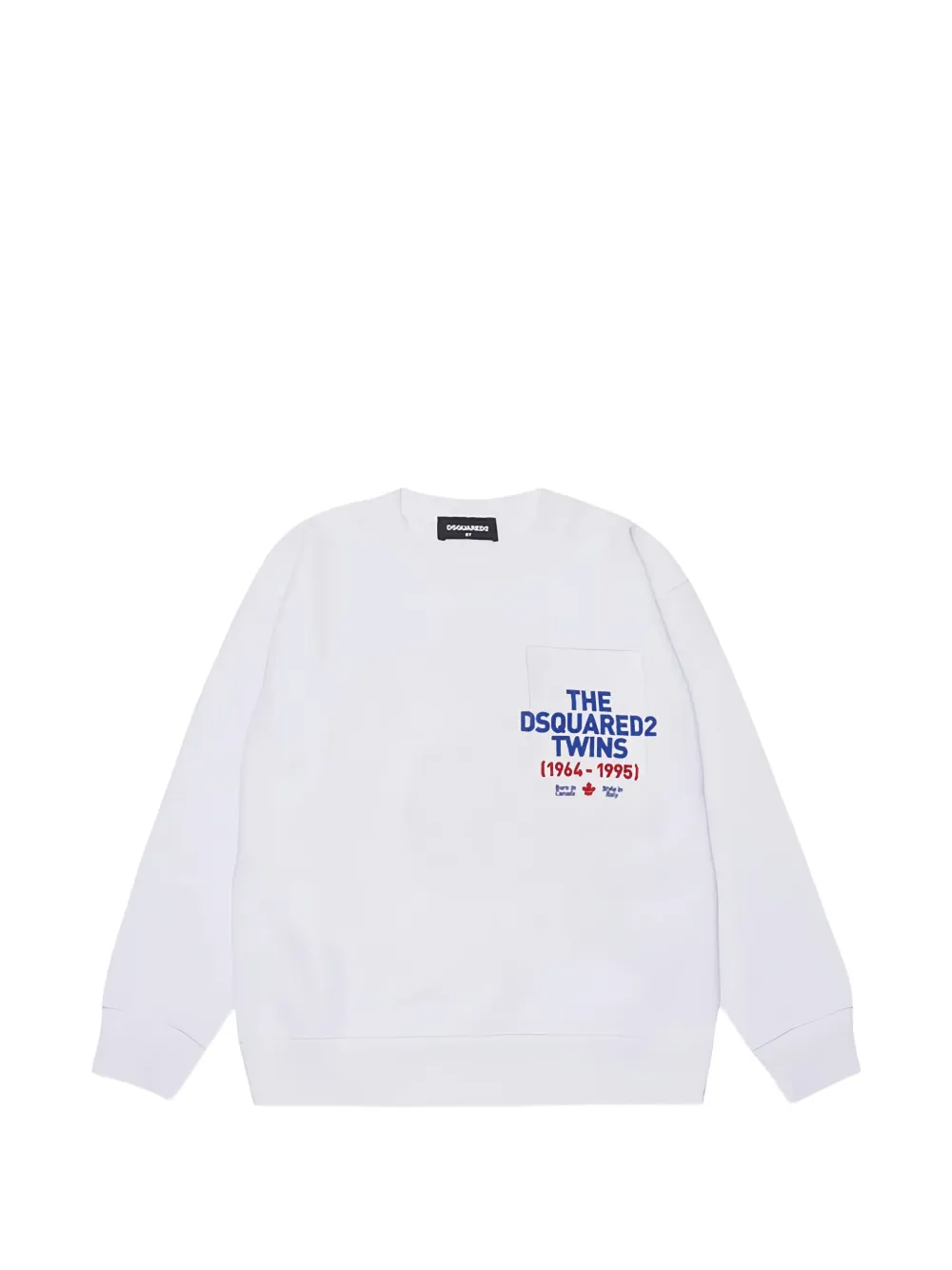 DSQUARED2 KIDS logo-print sweater - Bianco
