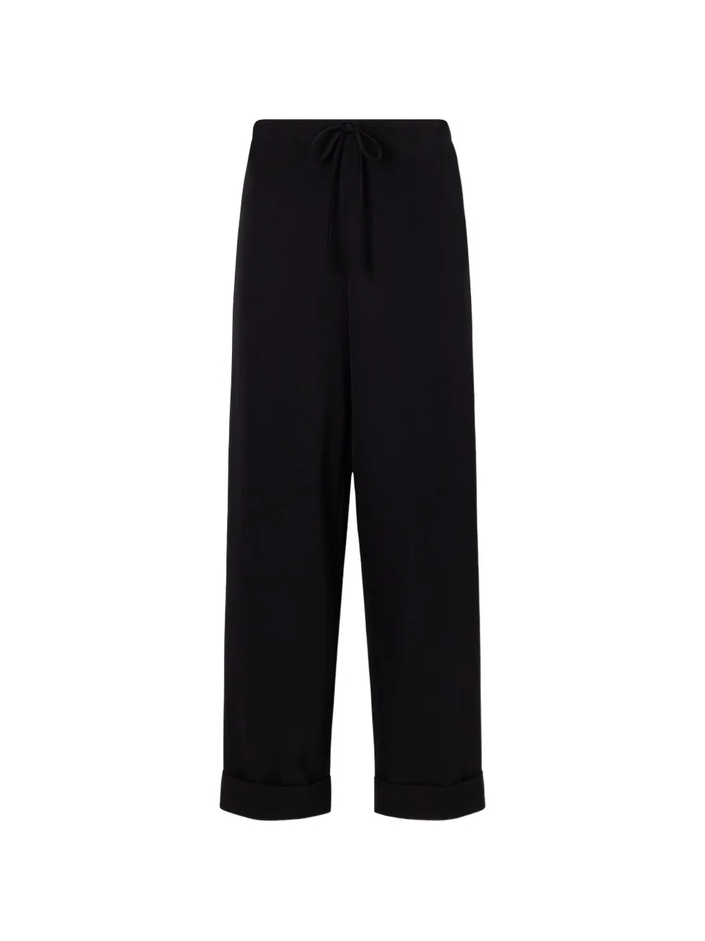 The Row Delano drawstring-waist trousers - Nero