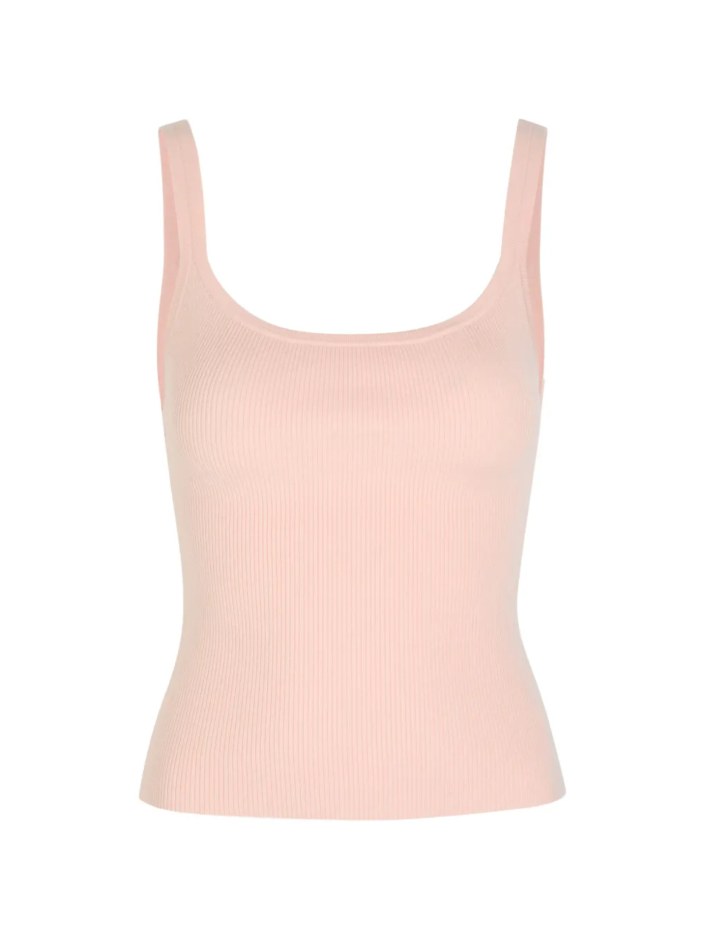 alice + olivia Shana ribbed-knit tank top - Rosa