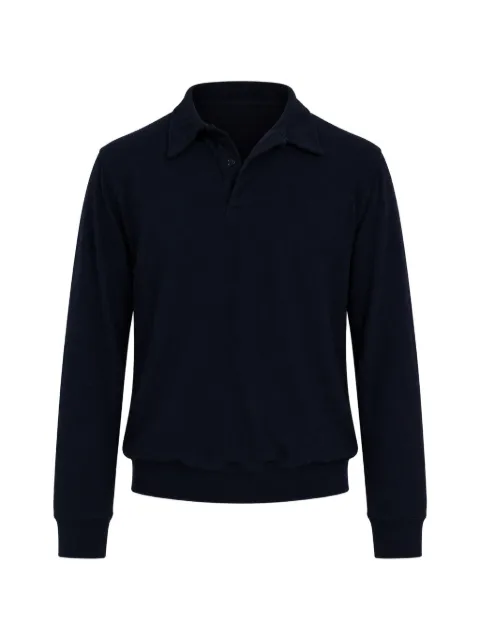 Les Tien piqué long-sleeved polo shirt