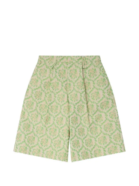 Simone Rocha floral-jacquard tailored trousers