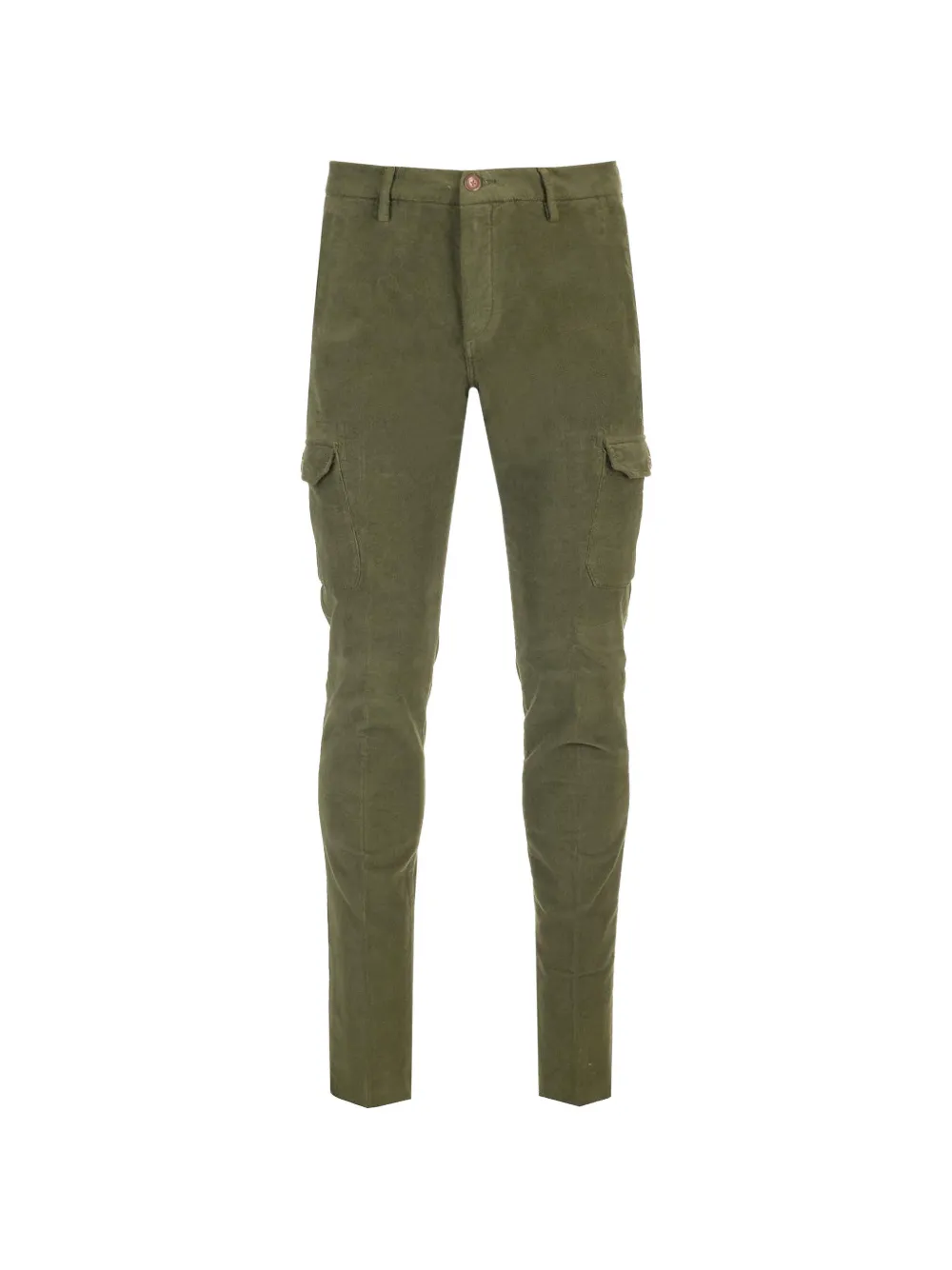 Al Duca D’Aosta 1902 velvet cargo trousers - Grün