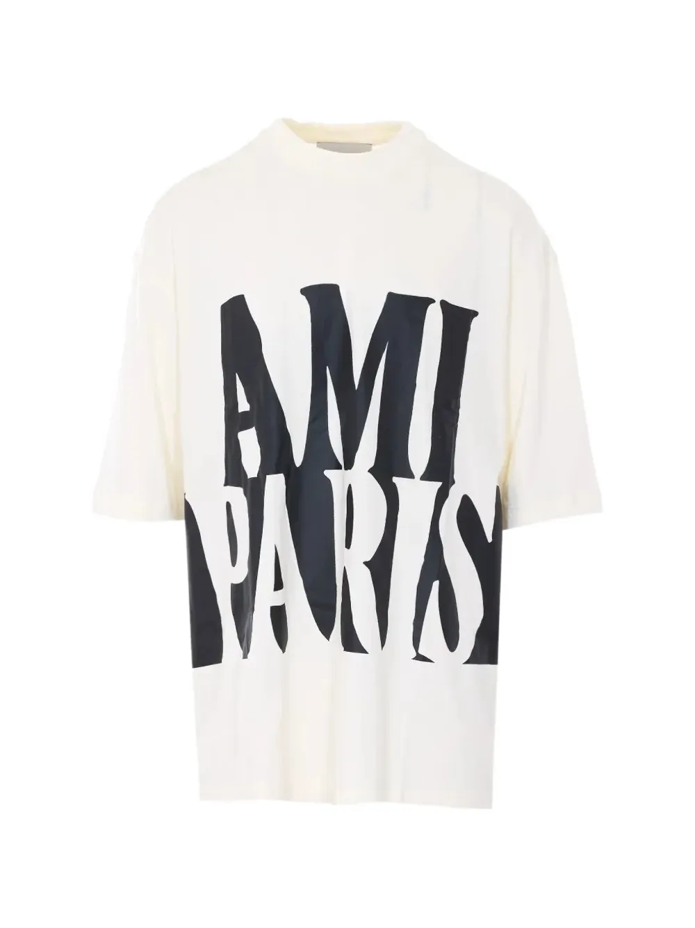 AMI Paris logo-print T-shirt - Toni neutri