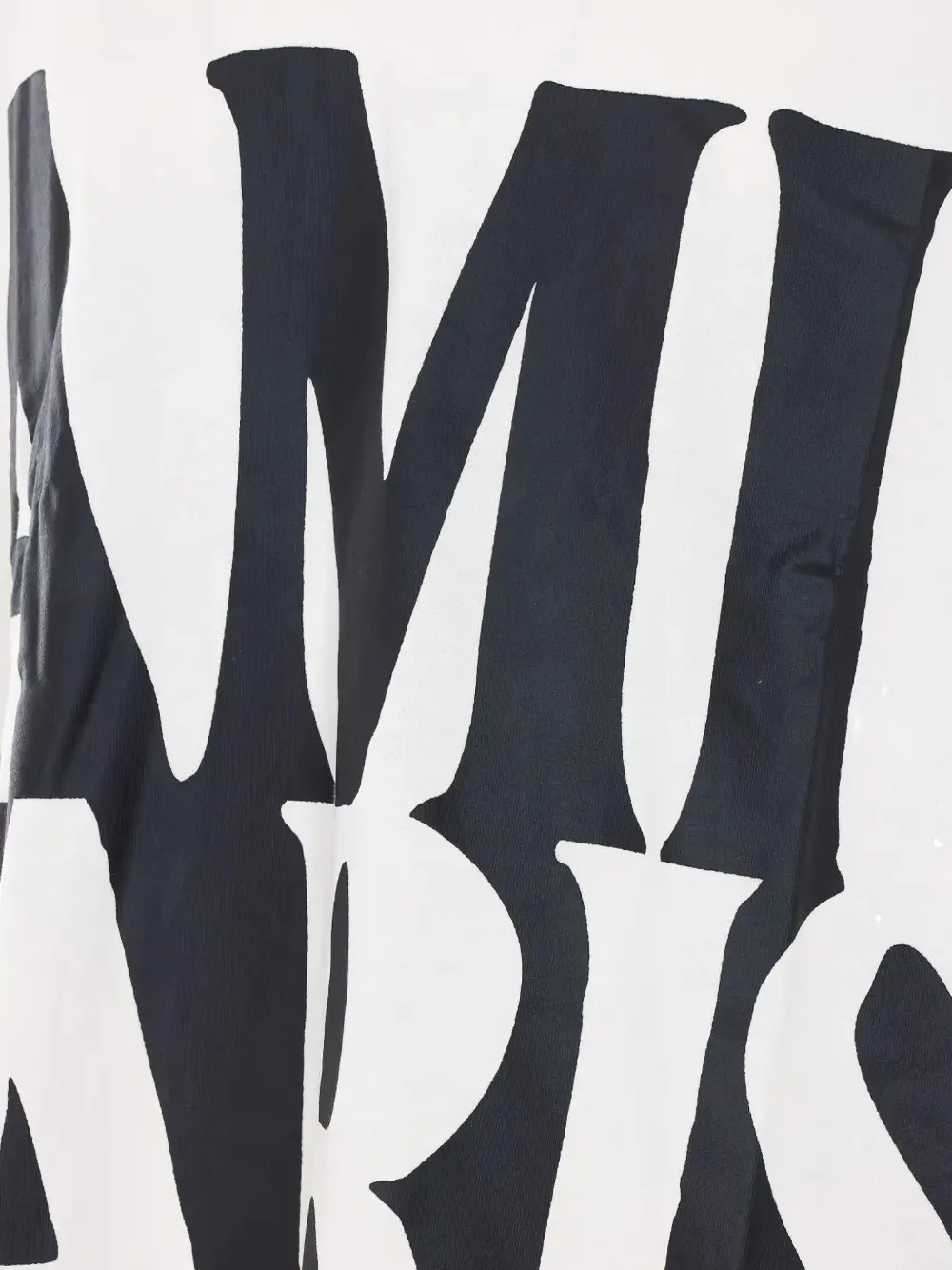 AMI Paris T-shirt met logoprint Beige