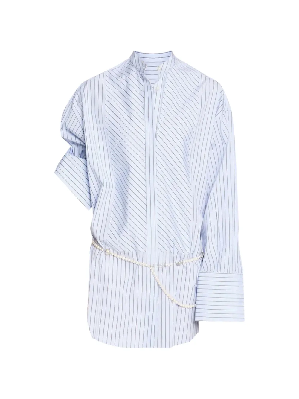 Nackiyé Boy's striped shirt mini dress - Blu