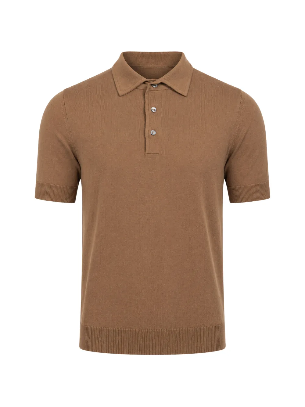 Filippo De Laurentiis short-sleeved polo shirt - Marrone