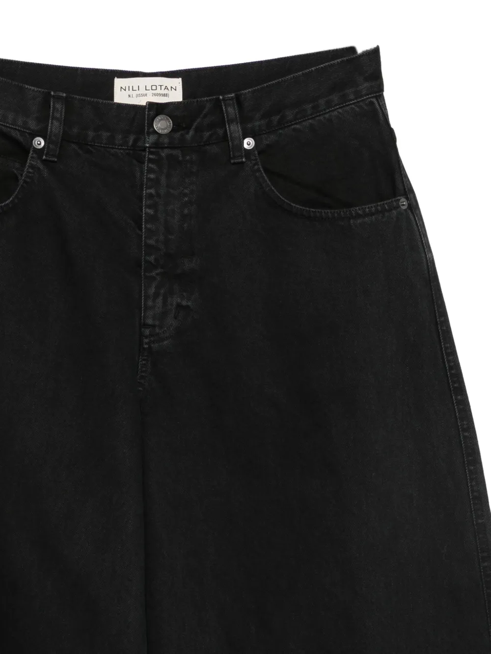 Nili Lotan Jeans met wijde pijpen Zwart