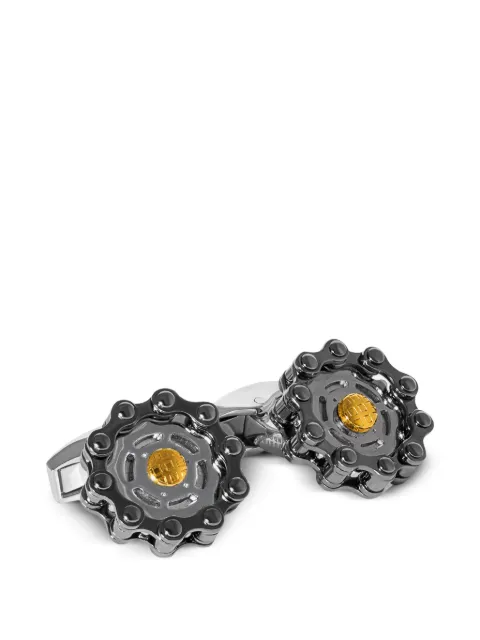Tateossian Bici Gear chain-link cufflinks