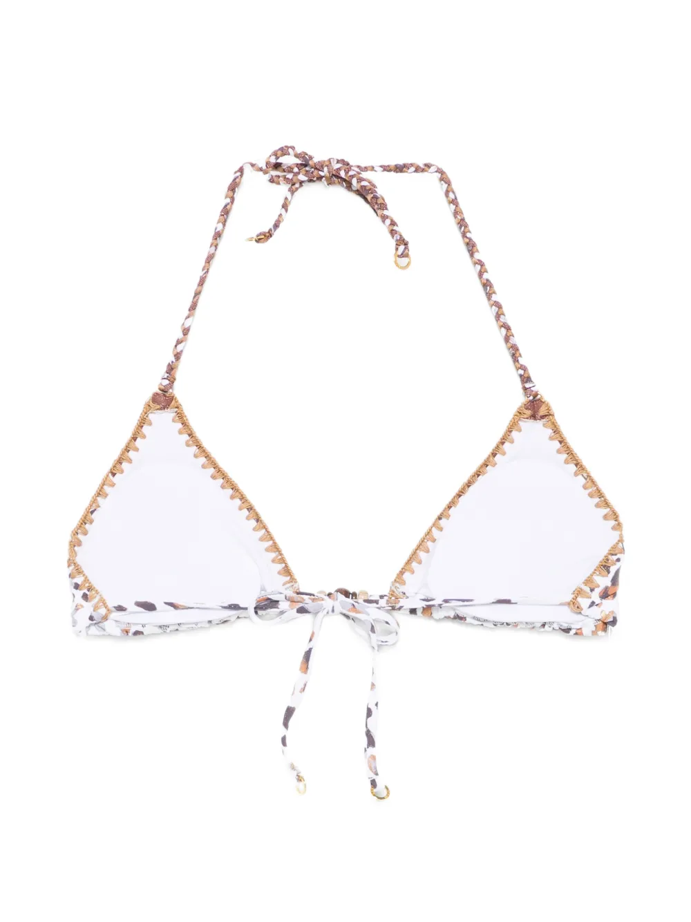BANANA MOON Bikinitop met luipaardprint Wit