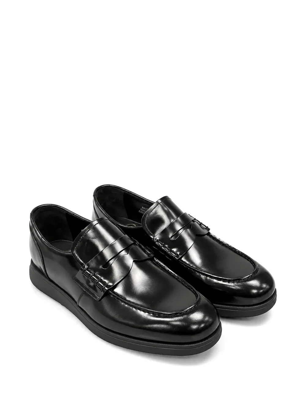 Church's leather penny loafers Zwart