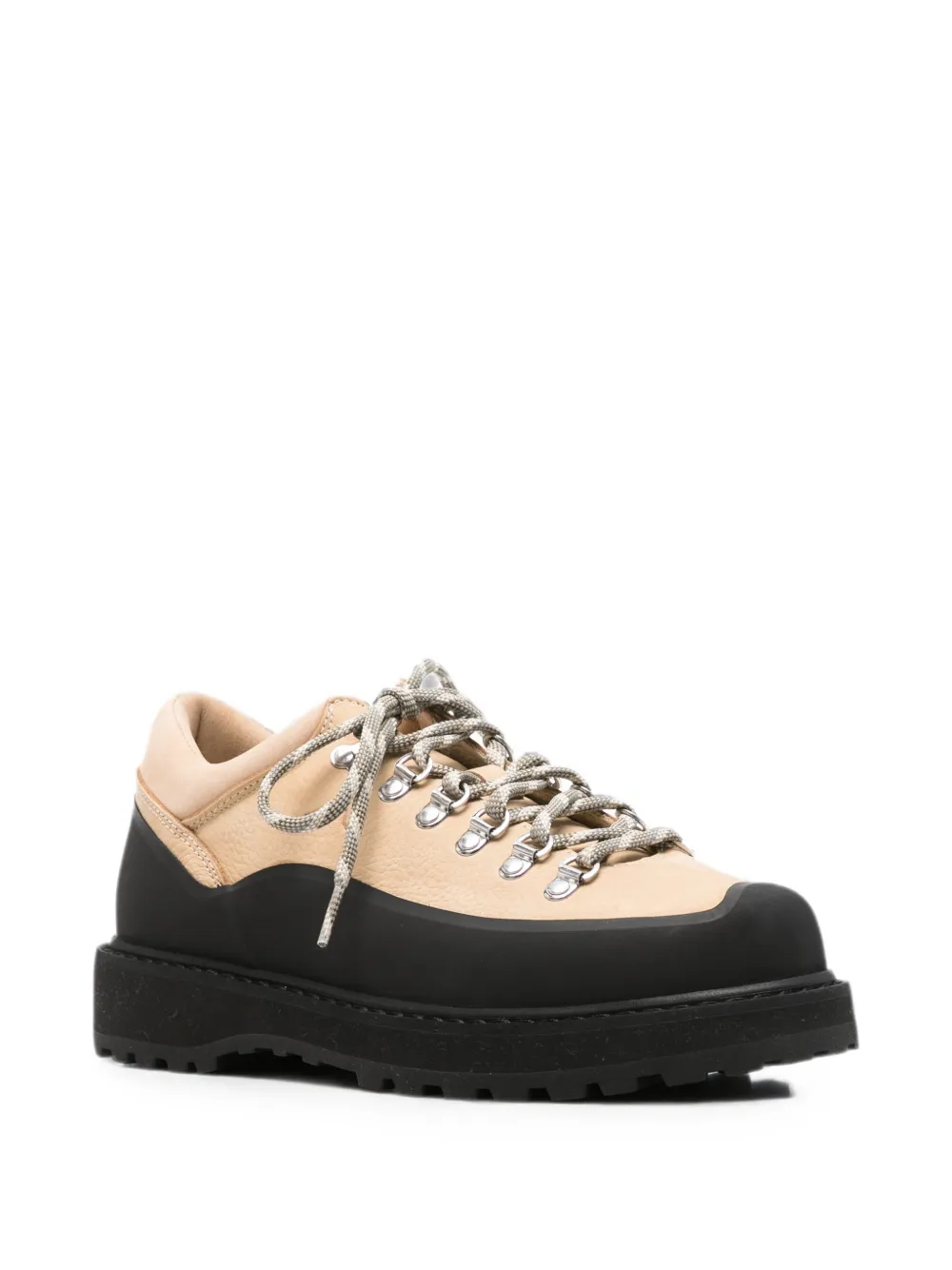 Diemme Cornaro Gomma leather sneakers Beige