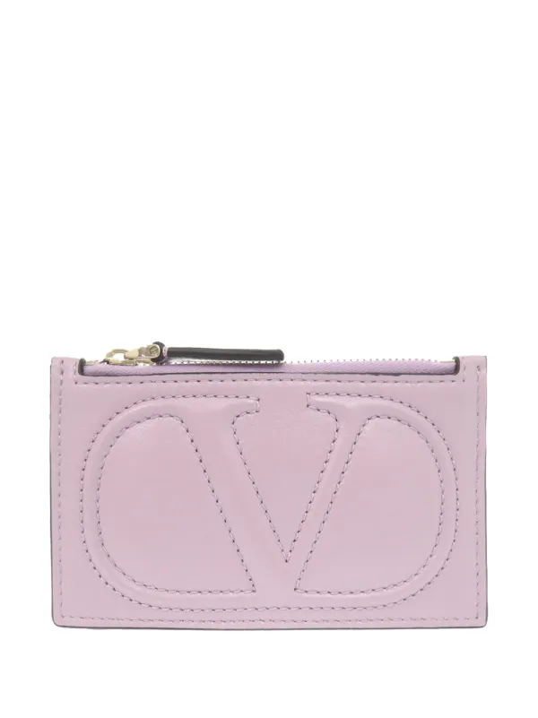 Valentino Garavani Pre-Owned 2018-2026 Vロゴ Walk Zip カードケース