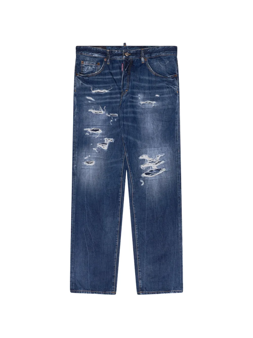 DSQUARED2 642 distressed jeans - Blau
