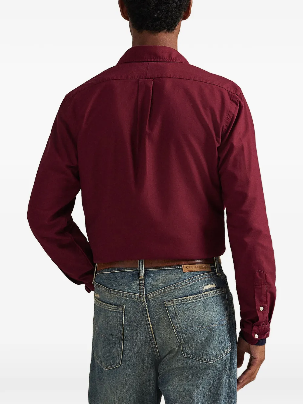 Polo Ralph Lauren Polo Sport overhemd met geborduurd logo Rood