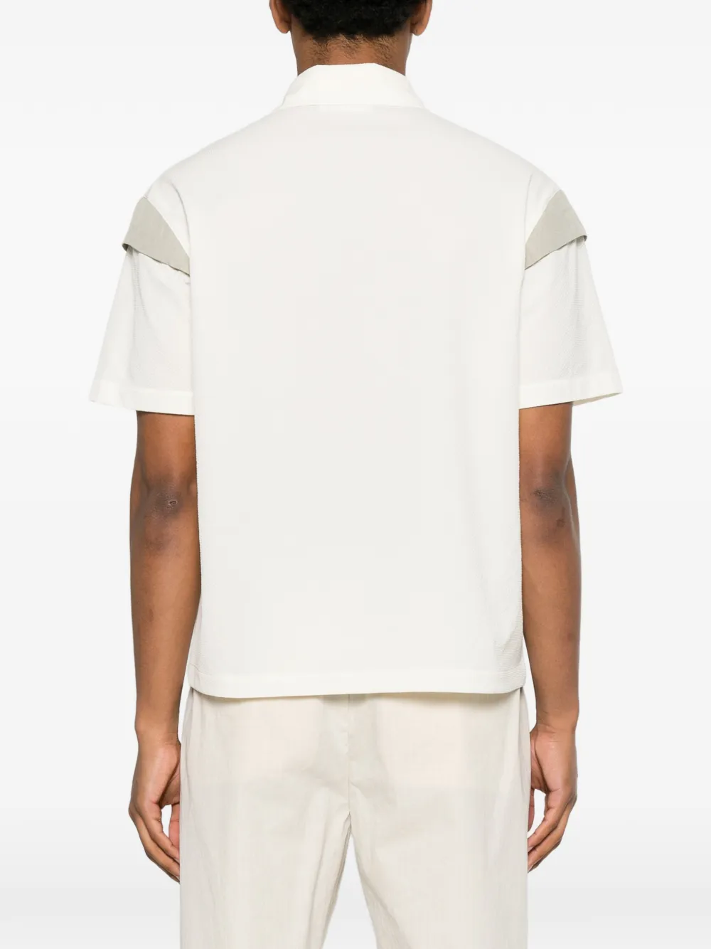Sergio Tacchini Capodimonte overhemd met korte mouwen Beige