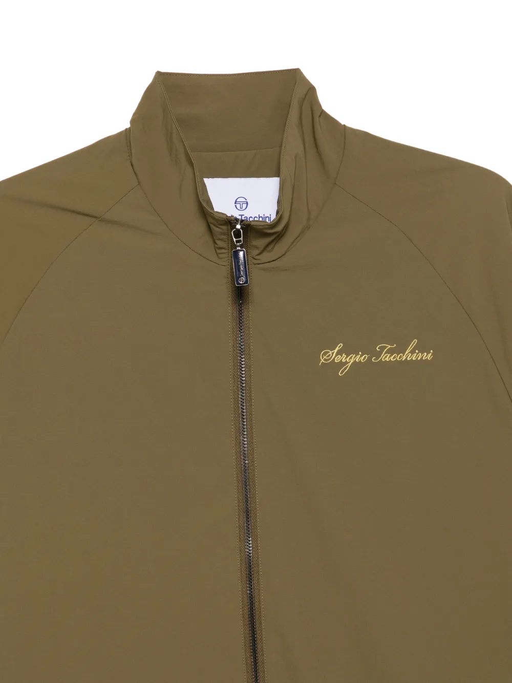 Sergio Tacchini Brunelleschi jack met geborduurd logo Groen