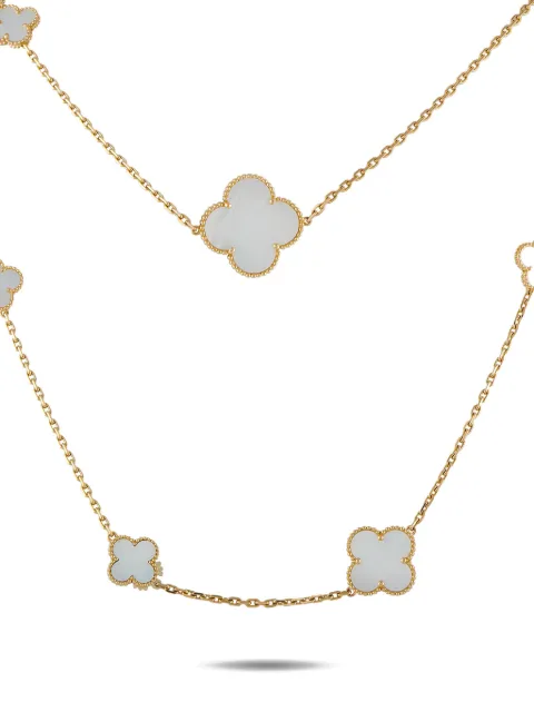 Van Cleef & Arpels Pre-Owned Alhambra mother-of-pearl necklace