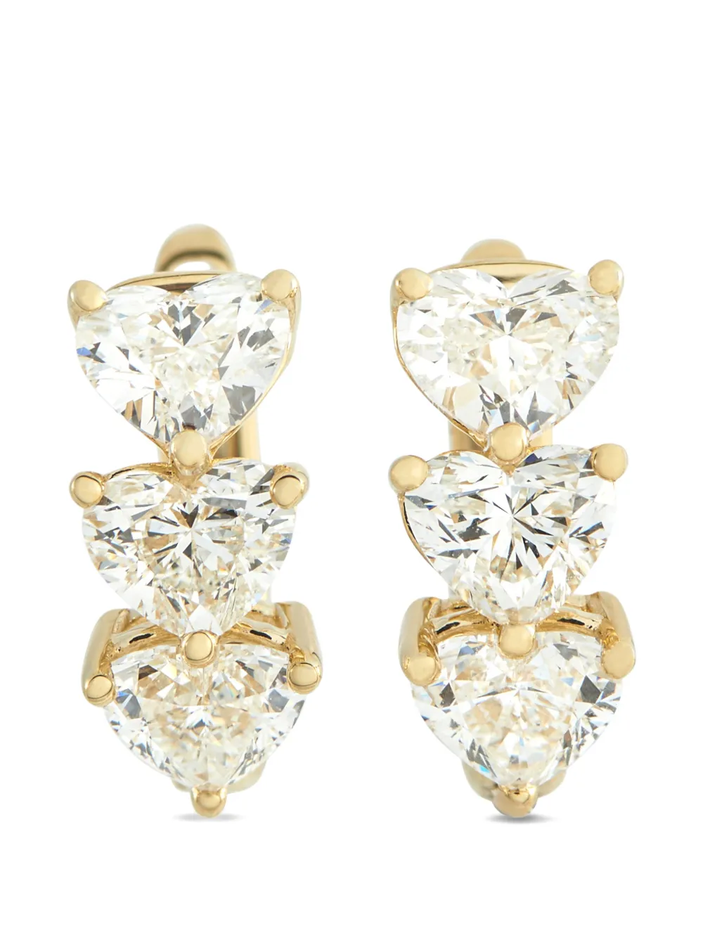 LB Exclusive diamond hoop earrings - Oro